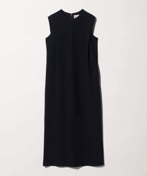 UNITED ARROWS(ユナイテッドアローズ)の「Drapy タック ノースリーブワンピース ‐ウォッシャブル‐(ワンピース・レディース・ブラック/ネイビー・36/38)」の2枚目の写真