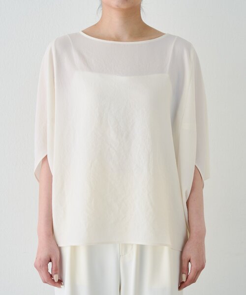 GALLARDAGALANTE（ガリャルダガランテ）の「ドルマンジャージープルオーバー（シャツ/ブラウス・レディース・ブルー系その他/ホワイト/ブラック/ライトベージュ・FREE）」の18枚目の写真