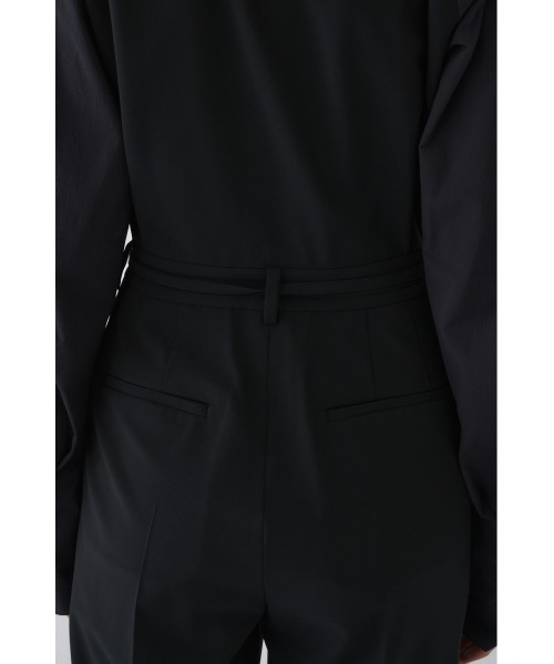 RIM.ARK（リムアーク）の「Raglan sleeve jumpsuit ラグラン スリーブ ジャンプスーツ（つなぎ/オールインワン・レディース・ブラック/ライトブラウン・36/38）」の15枚目の写真