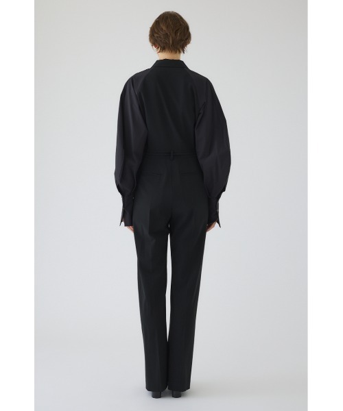 RIM.ARK（リムアーク）の「Raglan sleeve jumpsuit ラグラン スリーブ ジャンプスーツ（つなぎ/オールインワン・レディース・ブラック/ライトブラウン・36/38）」の11枚目の写真