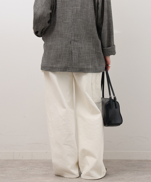 JOURNAL STANDARD relume（ジャーナルスタンダード　レリューム）の「ルーズストレートペインターデニム（デニムパンツ・レディース・ブルー系その他/アイボリー・36/38）」の11枚目の写真