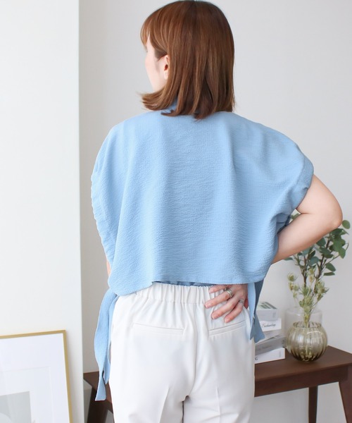 Social GIRL(ソーシャルガール)の「/Social GIRL/リボンレイヤード風ブラウス(シャツ/ブラウス・レディース・ブラック・M)」の22枚目の写真