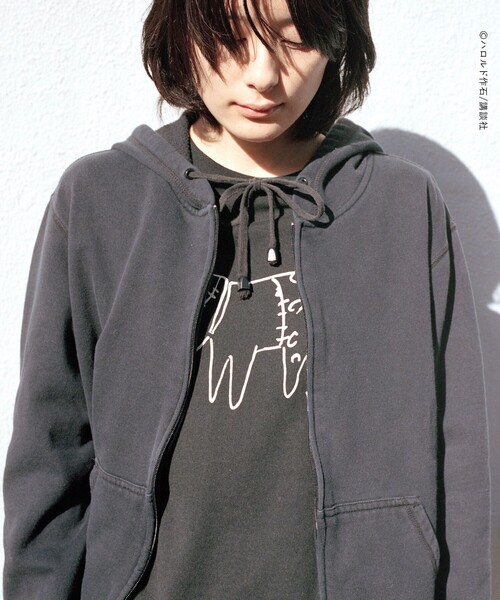 BEAUTY&YOUTH UNITED ARROWS(ビューティーアンドユースユナイテッドアローズ)の「<BECK for UACG> BECK LONG TEE/Tシャツ(Tシャツ/カットソー・レディース・ネイビー/ブラック・S/XL/L/M)」の1枚目の写真