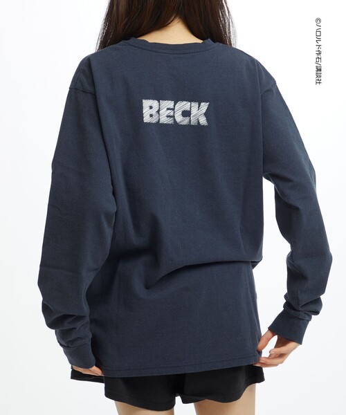 BEAUTY&YOUTH UNITED ARROWS(ビューティーアンドユースユナイテッドアローズ)の「<BECK for UACG> BECK LONG TEE/Tシャツ(Tシャツ/カットソー・レディース・ネイビー/ブラック・S/XL/L/M)」の8枚目の写真