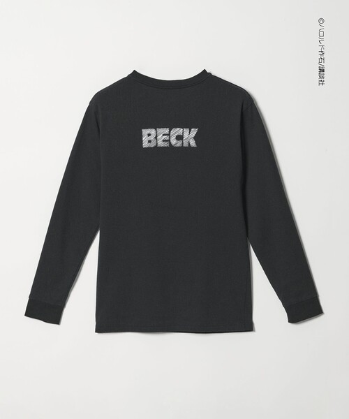 BEAUTY&YOUTH UNITED ARROWS(ビューティーアンドユースユナイテッドアローズ)の「<BECK for UACG> BECK LONG TEE/Tシャツ(Tシャツ/カットソー・レディース・ネイビー/ブラック・S/XL/L/M)」の6枚目の写真