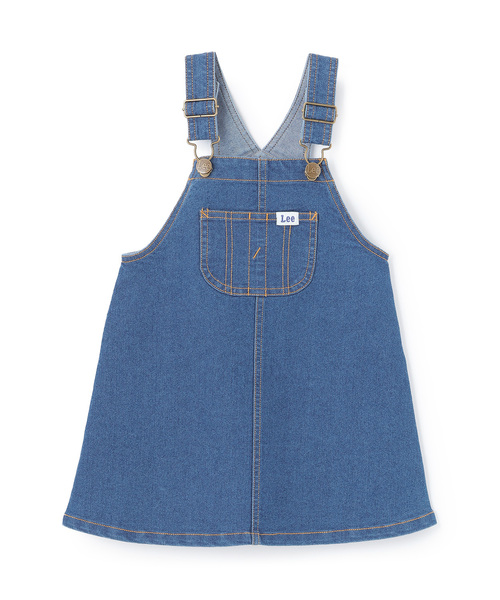 petit main（プティマイン）の「【Lee】サロペットスカート（ジャンパースカート・キッズ・ブルー・L(120-130cm)/S(80-90cm)/M(100-110cm)）」の5枚目の写真
