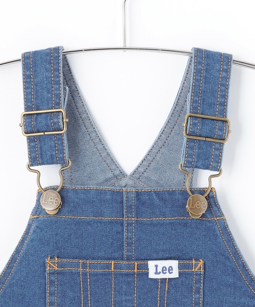 petit main（プティマイン）の「【Lee】サロペットスカート（ジャンパースカート・キッズ・ブルー・L(120-130cm)/S(80-90cm)/M(100-110cm)）」の7枚目の写真