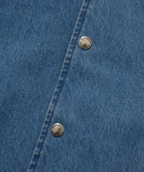 COVERNAT（カバーナット）の「[SOOBIN着用] RING-SPUN C LOGO DENIM VARSITY（スタジャン・メンズ・ブラック/ブルー・X-LARGE/LARGE/MEDIUM/SMALL）」の16枚目の写真