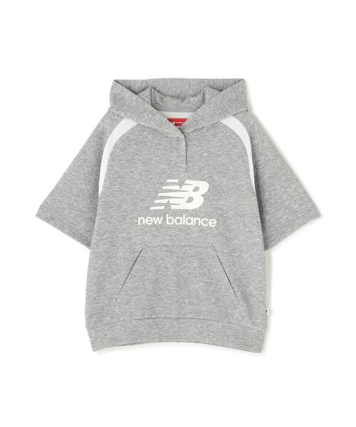New Balance Golf（ニューバランスゴルフ）の「【new balance golf】ハーフスリーブ スウェット プルオーバー フーディー (WOMENS)（スウェット・レディース・グレー/ホワイト・LARGE/SMALL/MEDIUM）」の13枚目の写真