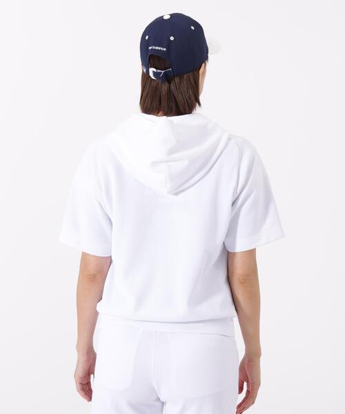New Balance Golf（ニューバランスゴルフ）の「【new balance golf】ハーフスリーブ スウェット プルオーバー フーディー (WOMENS)（スウェット・レディース・グレー/ホワイト・LARGE/SMALL/MEDIUM）」の21枚目の写真