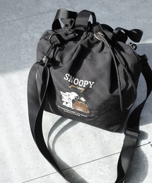 SNOOPY スヌーピー 巾着ショルダーバッグ トート