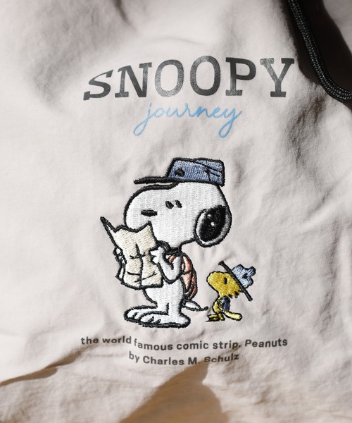 SNOOPY(スヌーピー)の「SNOOPY スヌーピー 巾着ショルダーバッグ トート(ショルダーバッグ・レディース・ブラック/グレー・FREE)」の9枚目の写真