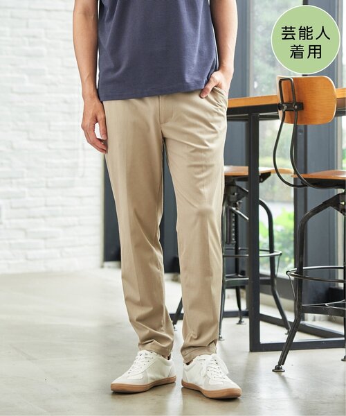 ikka(イッカ)の「【MonoMax × 小泉孝太郎】GOKU楽パンツ EASY STRETCH ピケ「小泉孝太郎さん着用モデル」GOKU楽パンツ EASY STRETCH ピケ(その他パンツ・メンズ・ネイビー/チャコール/ブラック/ベージュ/オフホワイト・S/XL/L/M)」の22枚目の写真