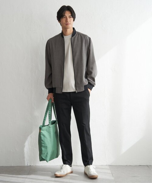 ikka(イッカ)の「【MonoMax × 小泉孝太郎】GOKU楽パンツ EASY STRETCH ピケ「小泉孝太郎さん着用モデル」GOKU楽パンツ EASY STRETCH ピケ(その他パンツ・メンズ・ネイビー/チャコール/ブラック/ベージュ/オフホワイト・S/XL/L/M)」の6枚目の写真
