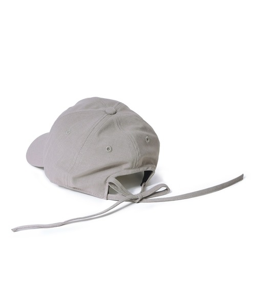 BEN DAVIS(ベンデイビス)の「LINEN LIKE LONG BRIM CAP/リネン風 バックリボン UVカット 接触冷感(キャップ・メンズ・ブラック/ベージュ/ピンク/ライトベージュ・FREE)」の8枚目の写真