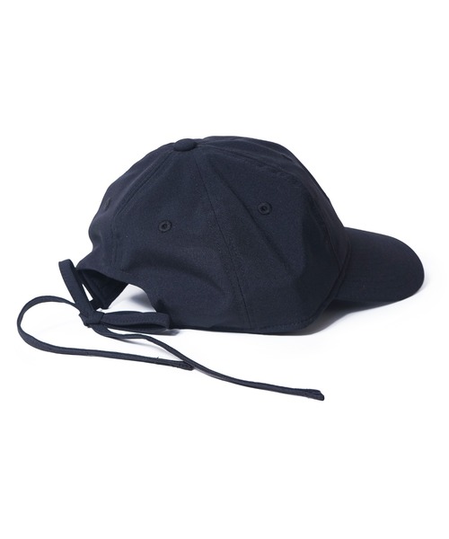 BEN DAVIS(ベンデイビス)の「LINEN LIKE LONG BRIM CAP/リネン風 バックリボン UVカット 接触冷感(キャップ・メンズ・ブラック/ベージュ/ピンク/ライトベージュ・FREE)」の6枚目の写真
