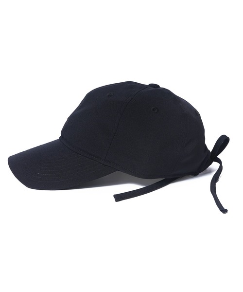 BEN DAVIS(ベンデイビス)の「LINEN LIKE LONG BRIM CAP/リネン風 バックリボン UVカット 接触冷感(キャップ・メンズ・ブラック/ベージュ/ピンク/ライトベージュ・FREE)」の7枚目の写真