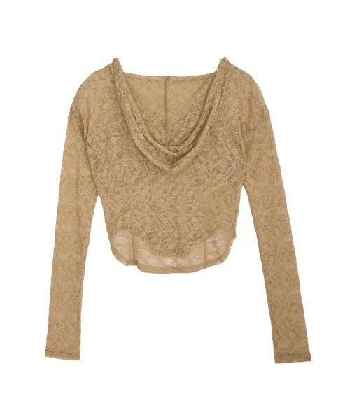 LACE HOODIE TOP（その他トップス）｜ELCHELE（エルチェレ）の