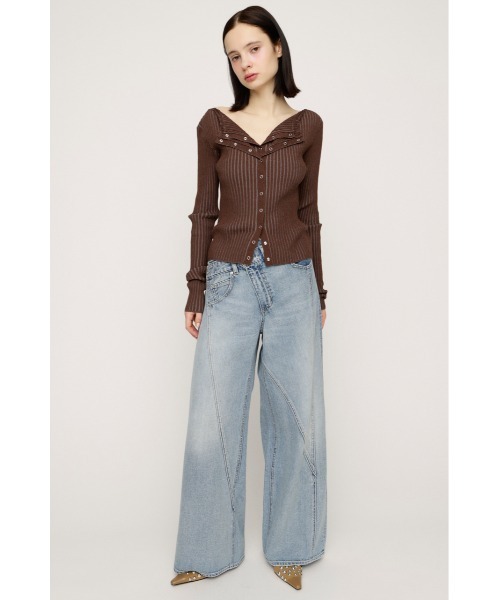 J/W SOFT SWITCHING STRAIGHT PT ジャストウエストソフトスウィッチングストレートパンツ 春服