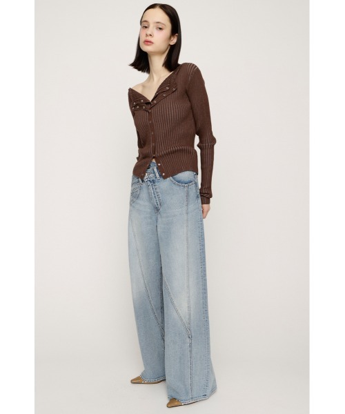 J/W SOFT SWITCHING STRAIGHT PT ジャストウエストソフトスウィッチングストレートパンツ 春服