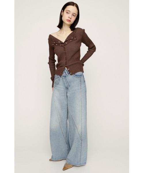 J/W SOFT SWITCHING STRAIGHT PT ジャストウエストソフトスウィッチングストレートパンツ 春服