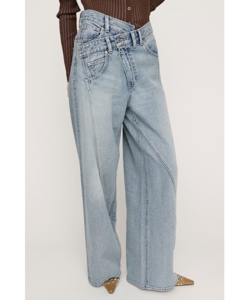 J/W SOFT SWITCHING STRAIGHT PT ジャストウエストソフトスウィッチングストレートパンツ 春服