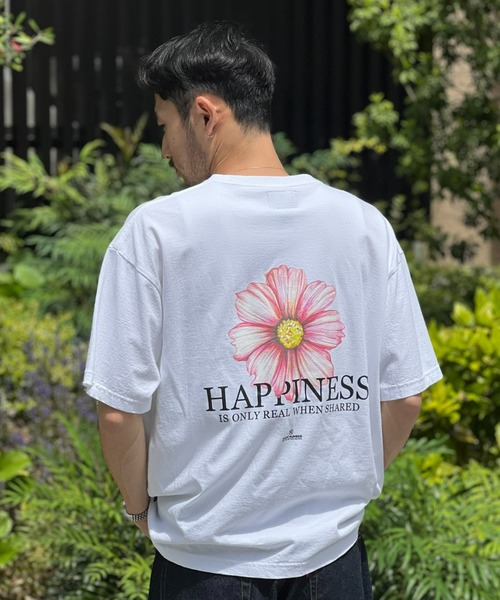 MAGIC NUMBER(マジック ナンバー)の「【MAGIC NUMBER】FRAMES LOGO US COTTON S/S T-SHIRT PAINTER BY NAOKO MIYAUCHI(Tシャツ/カットソー・メンズ・ライトピンク/ブラック/ホワイト・X-LARGE/MEDIUM/LARGE)」の1枚目の写真