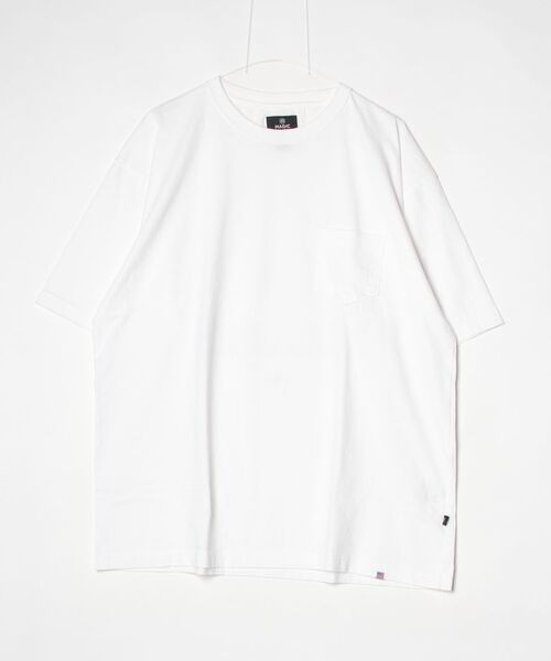 MAGIC NUMBER(マジック ナンバー)の「【MAGIC NUMBER】FRAMES LOGO US COTTON S/S T-SHIRT PAINTER BY NAOKO MIYAUCHI(Tシャツ/カットソー・メンズ・ライトピンク/ブラック/ホワイト・X-LARGE/MEDIUM/LARGE)」の11枚目の写真