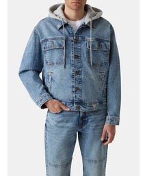 GUESS JEANS | GUESS JEANS Cropped Trucker Jacket デニムジャケット(デニムジャケット)