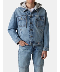 GUESS JEANS Reversible Packable Hoodie ジャケット リバーシブル