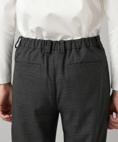 COMME CA MEN（コムサメン）の「スラブグレンチェック 1タックパンツ（スラックス・メンズ・チャコールグレー・L/M）」の14枚目の写真