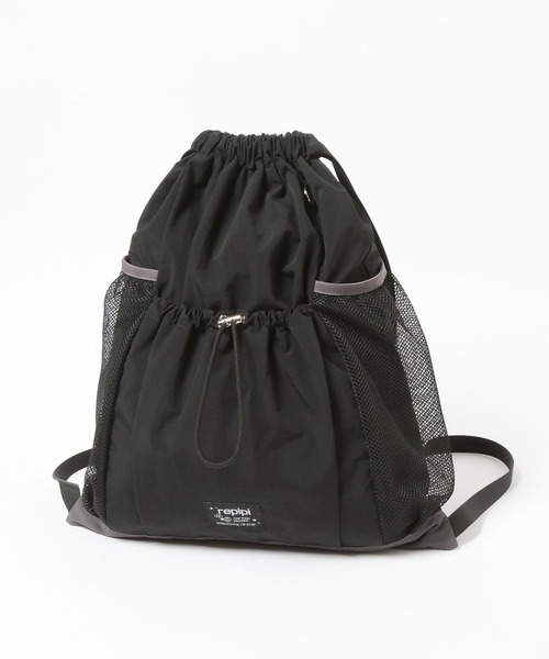 repipi armario（レピピ アルマリオ）の「メッシュポケットナップサック（バックパック/リュック・キッズ・その他/サックスブルー/ブラック/グレー・ONESIZE）」の10枚目の写真
