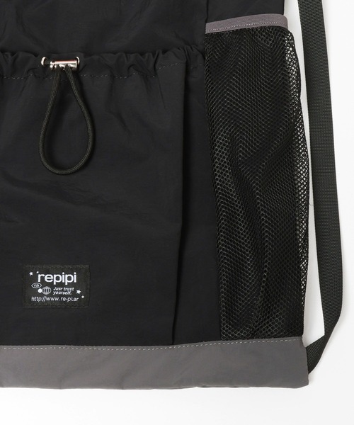 repipi armario（レピピ アルマリオ）の「メッシュポケットナップサック（バックパック/リュック・キッズ・その他/サックスブルー/ブラック/グレー・ONESIZE）」の17枚目の写真