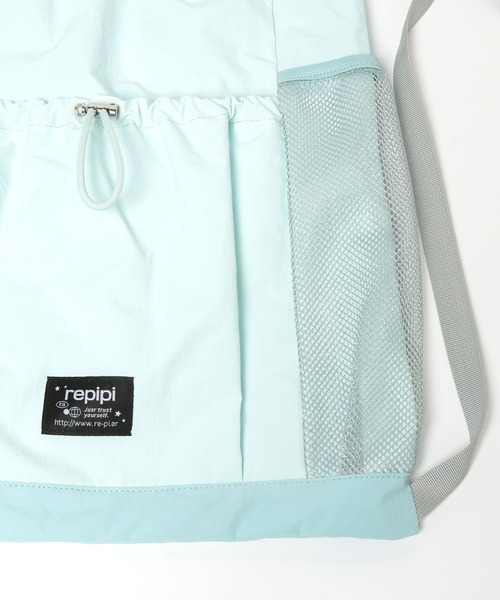 repipi armario（レピピ アルマリオ）の「メッシュポケットナップサック（バックパック/リュック・キッズ・その他/サックスブルー/ブラック/グレー・ONESIZE）」の19枚目の写真
