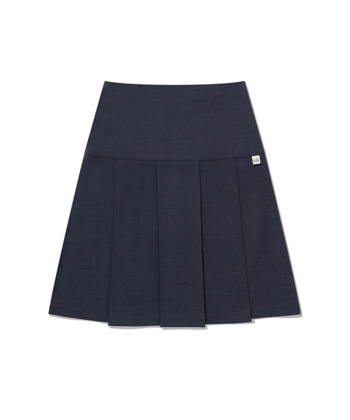 UGLY SHADOW(アグリーシャドウ)の「BUTTON DOUBLE PLEATED MIDI SKIRT(NAVY)(スカート・レディース・その他・SMALL/MEDIUM)」の4枚目の写真