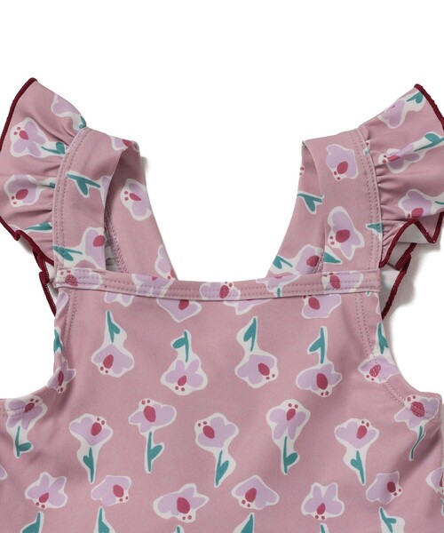 BEAMS mini（ビームスミニ）の「セパレート フリル スイムウェア 2026SS（100～130cm）（水着・キッズ・イエロー系その他4/ピンク・L(120-130)/M(110-120)/S(100-110)）」の5枚目の写真