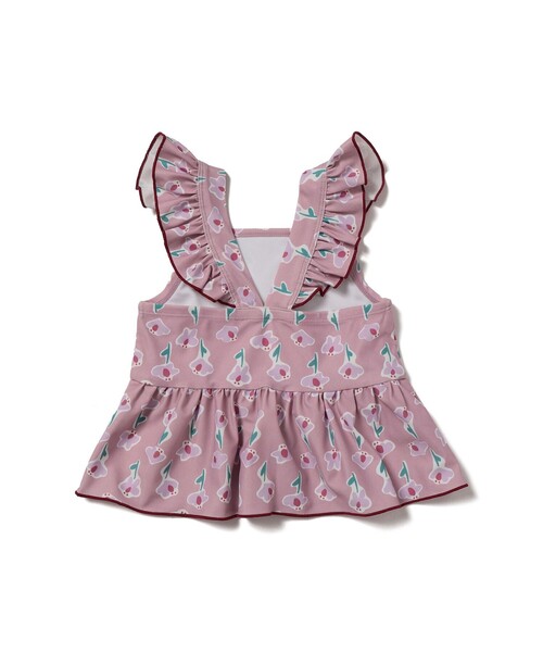 BEAMS mini（ビームスミニ）の「セパレート フリル スイムウェア 2026SS（100～130cm）（水着・キッズ・イエロー系その他4/ピンク・L(120-130)/M(110-120)/S(100-110)）」の7枚目の写真