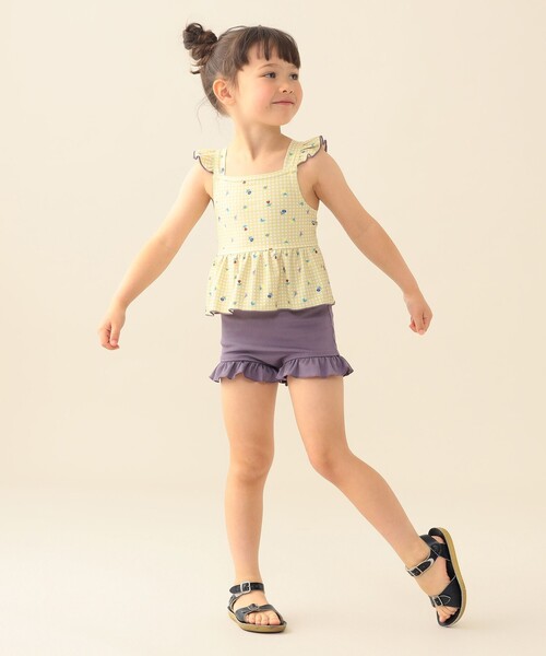 BEAMS mini(ビームスミニ)の「セパレート フリル スイムウェア 2026SS(100~130cm)プール 水遊び(水着・キッズ・イエロー系その他4/ピンク・L(120-130)/M(110-120)/S(100-110))」の17枚目の写真
