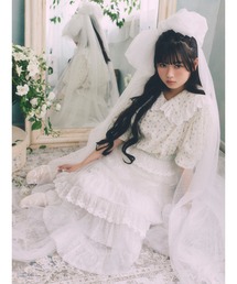 セール】pleats apron layered skirt（スカート）｜merry jenny