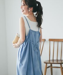 La boutique BonBon | シアーデニムキャミワンピース(ワンピース)