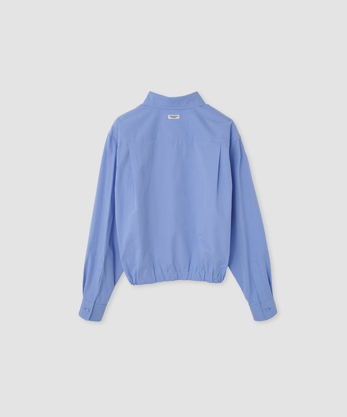 JANE SMITH / JOHN SMITH（ジェーンスミスジョンスミス）の「WASHED COTTON BROAD HEM GATHER SHIRT（シャツ/ブラウス・レディース・ブルー・S/M）」の2枚目の写真