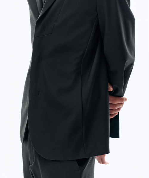 MUSINSA STANDARD（ムシンサスタンダード）の「ハイブリッドブレザー [ブラック]（テーラードジャケット・メンズ・その他・MEDIUM/LARGE/X-LARGE/2XL）」の6枚目の写真