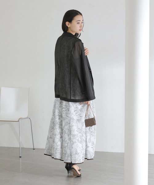 La TOTALITE(ラトータリテ)の「【洗える】ウォッシャブルシングルシアージャケット(テーラードジャケット・レディース・ブラック/ベージュ/ベージュ系その他・36/38)」の18枚目の写真