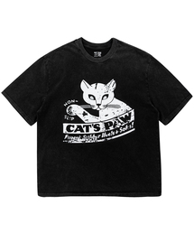 CATS PAW ピグメントダイング半袖Tシャツ