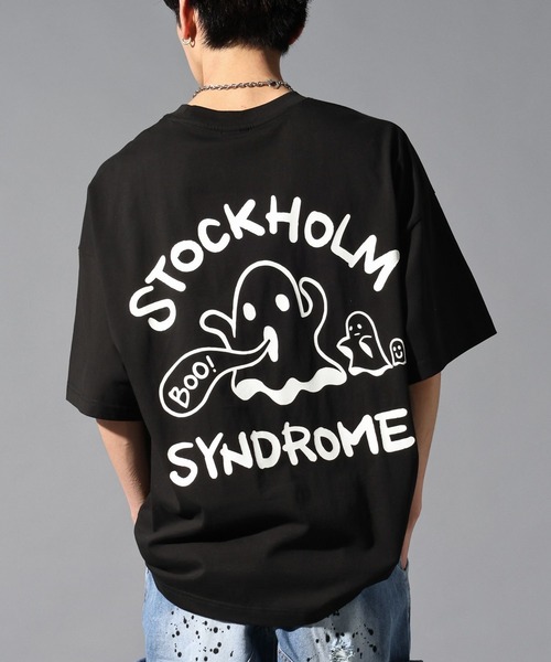 STOCKHOLM SYNDROME(ストックホルムシンドローム)の「STOCKHOLM SYNDROME/GHOST TEE(Tシャツ/カットソー・メンズ・ブラック/チャコール/ホワイト・FREE)」の2枚目の写真