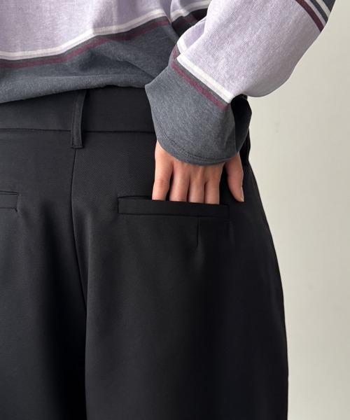 CANAL JEAN(キャナルジーン)の「choice_cnl サイドシームハーフパンツ(その他パンツ・レディース・ブラック・LARGE/MEDIUM/SMALL)」の8枚目の写真
