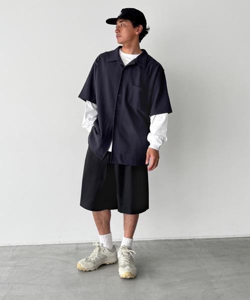 CANAL JEAN(キャナルジーン)の「choice_cnl サイドシームハーフパンツ(その他パンツ・レディース・ブラック・LARGE/MEDIUM/SMALL)」の11枚目の写真