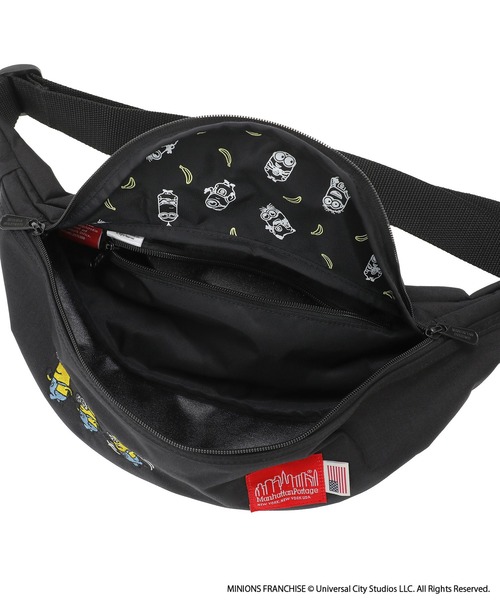 Manhattan Portage(マンハッタンポーテージ)の「Brooklyn Bridge Waist Bag 500D CORDURA / MINIONS(ボディバッグ/ウエストポーチ・レディース・ブラック・X-SMALL)」の7枚目の写真