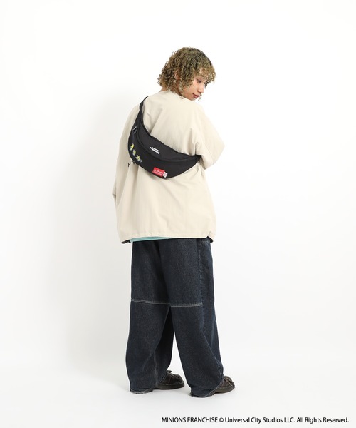 Manhattan Portage(マンハッタンポーテージ)の「Brooklyn Bridge Waist Bag 500D CORDURA / MINIONS(ボディバッグ/ウエストポーチ・レディース・ブラック・X-SMALL)」の12枚目の写真