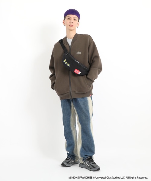 Manhattan Portage(マンハッタンポーテージ)の「Brooklyn Bridge Waist Bag 500D CORDURA / MINIONS(ボディバッグ/ウエストポーチ・レディース・ブラック・X-SMALL)」の14枚目の写真